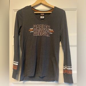 Women’s Harley Davidson Graphic Long Sleeve Shirt